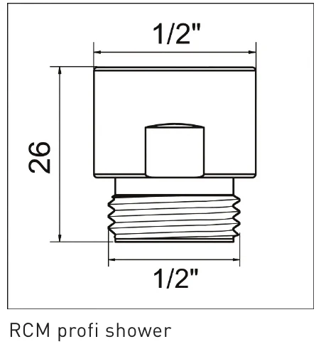 Abmessungen (in mm) — gemäß EN 246